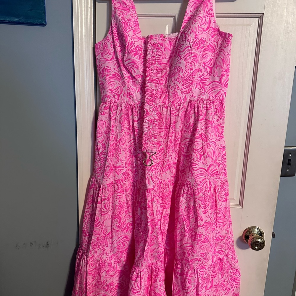 Lilly Pulitzer Pink Floral Dress